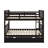 Full Over Full Bunk Bed With Twin Size Trundle And Ladder-2076692452