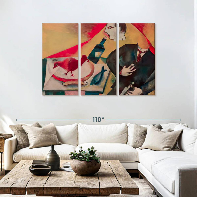 Avery The Drunkard, 48" H x 74" W