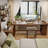 Nut-brown L-Shaped Solid Wood with 1 drawers desk-237677195-237677194