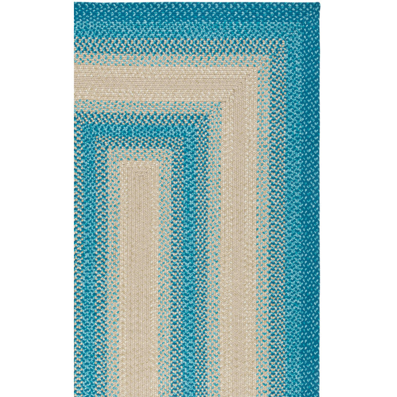 Tapis intérieur / extérieur tissé à la main Performance, Rectangle 8 pi x 10 pi