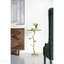 Table contemporaine 16,9 po x 16,9 po x 28 po or brillant