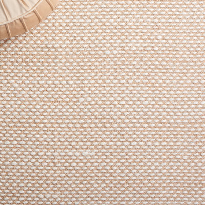 Vermont Flat Weave Wool/Cotton Rug in Beige