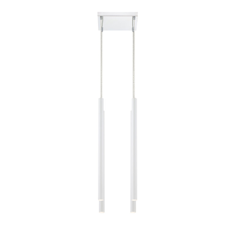 Bowning 4 - Light LED Cluster Pendant, Matte White