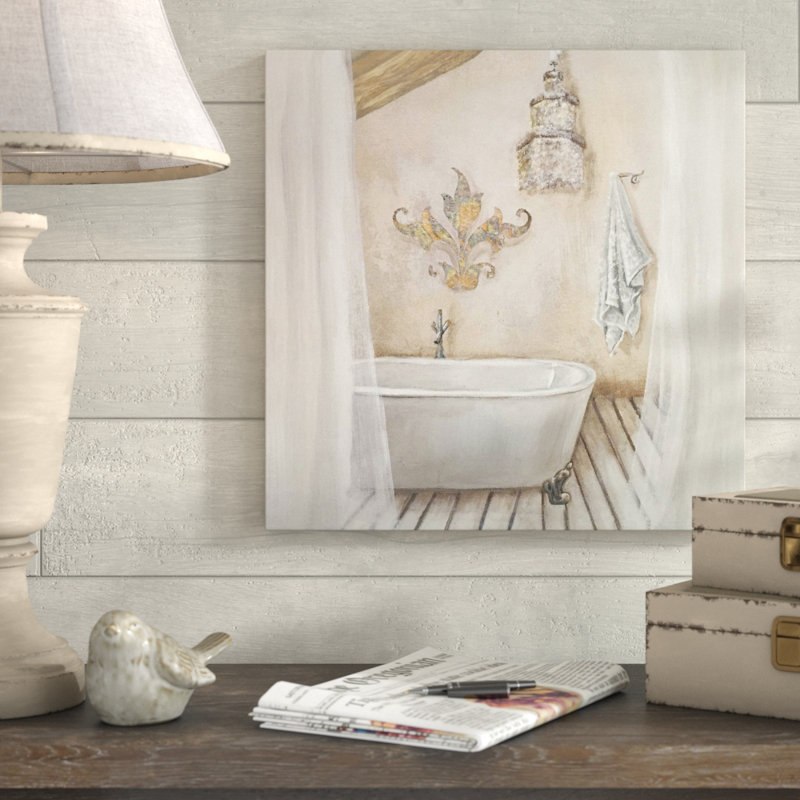 Crystal Bath II - impression sur toile tendue, H 18" x l 18" x P 1"