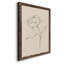 Floral Contour Study II - Peinture sur toile encadrée-1761544080-1761544086