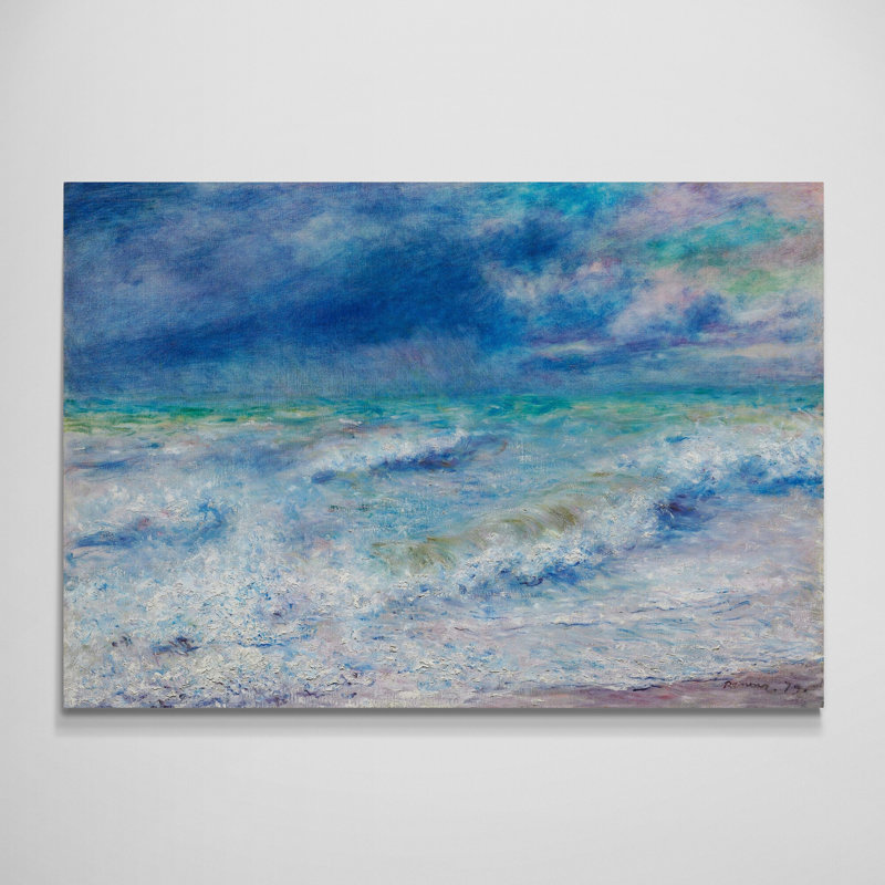 Seascape by Pierre-Auguste Renoir - Wrapped Canvas Art Prints, 84 cm H x 117 cm W