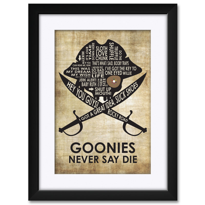 «Gounes Never Say Die», impression encadrée et emmêlée par des professionnels - par Asher