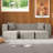 Shontae Zipline Convertible Compression Sleeper Sofa, Three Ottomans, & Pillows / California King-Size Bed, Textured Microvelvet-21907669