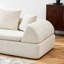 Canapé modulaire Cloud en forme de canapé sans os avec repose-pieds et siège moelleux profond, aucun assemblage requis pour le salon