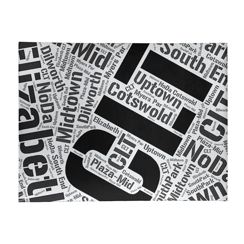 Tapis noir barhood des districts de à tissage plat rand cites city, Rectangle 9 pi x 12 pi