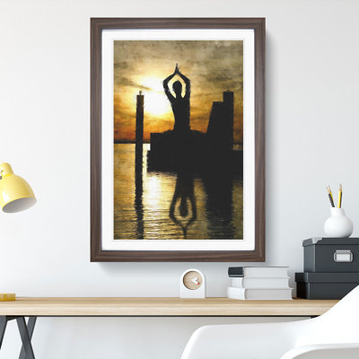 Yoga Meditation - Picture Frame Graphic Art