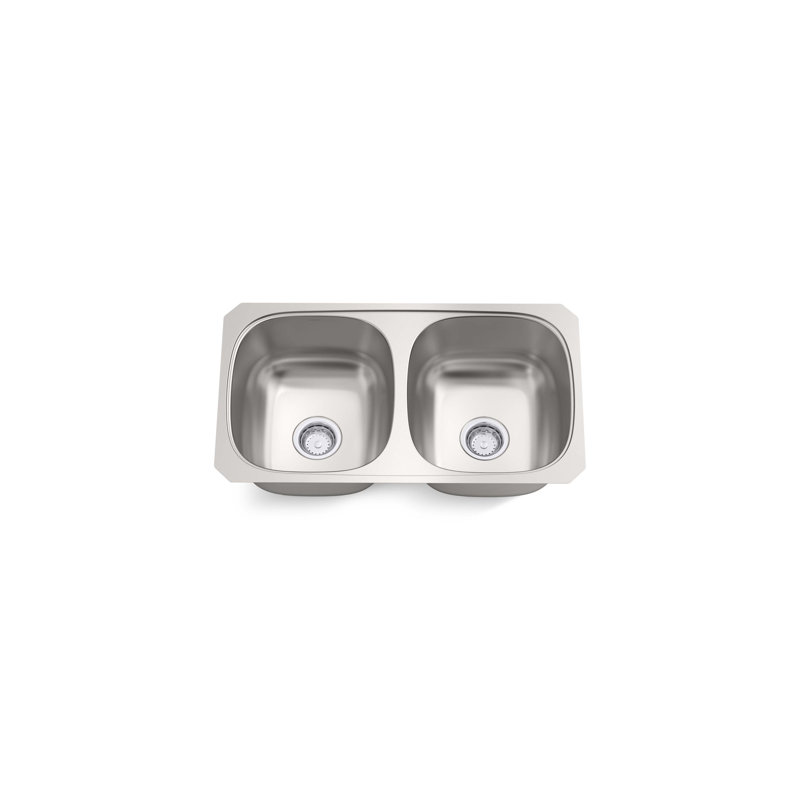 Évier de cuisine à double cuve encastrable 32 1/4 po Valton
