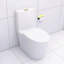 Toilette allongée une pièce - blanc