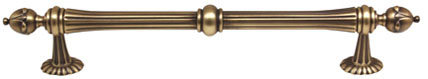Ornate Appliance Pull, Antique English Matte, 8"