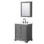 Deborah 36'' Single Bathroom Vanity with Quartz Top-98089352-98089354-98089355