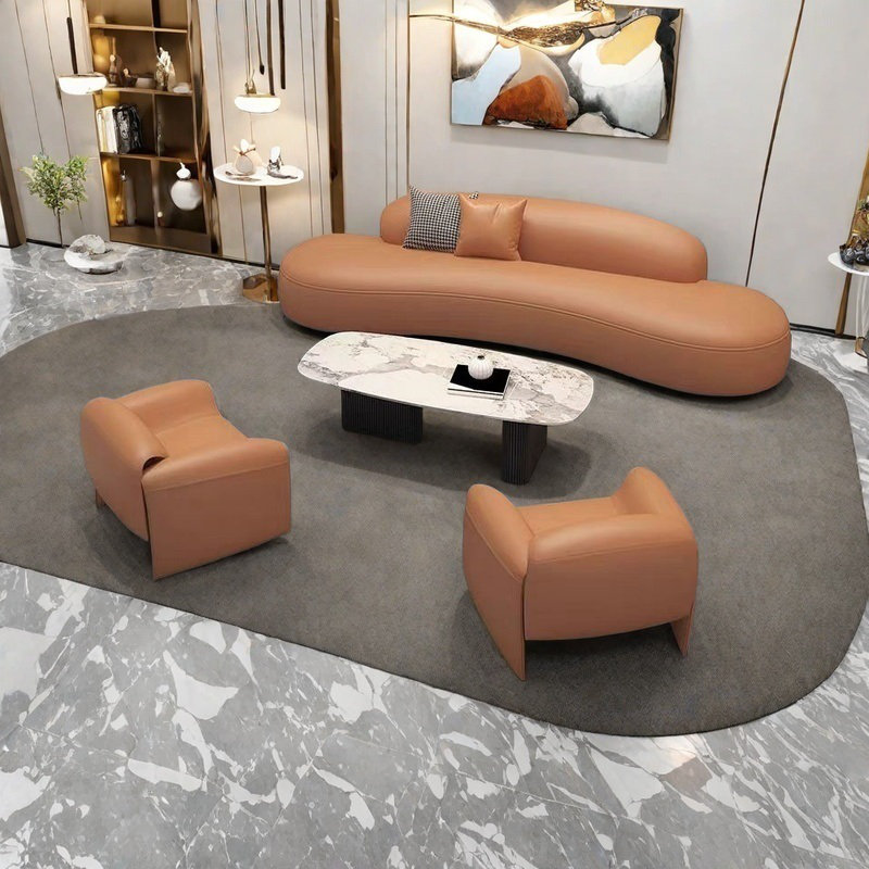 Art modern simple office sofa set