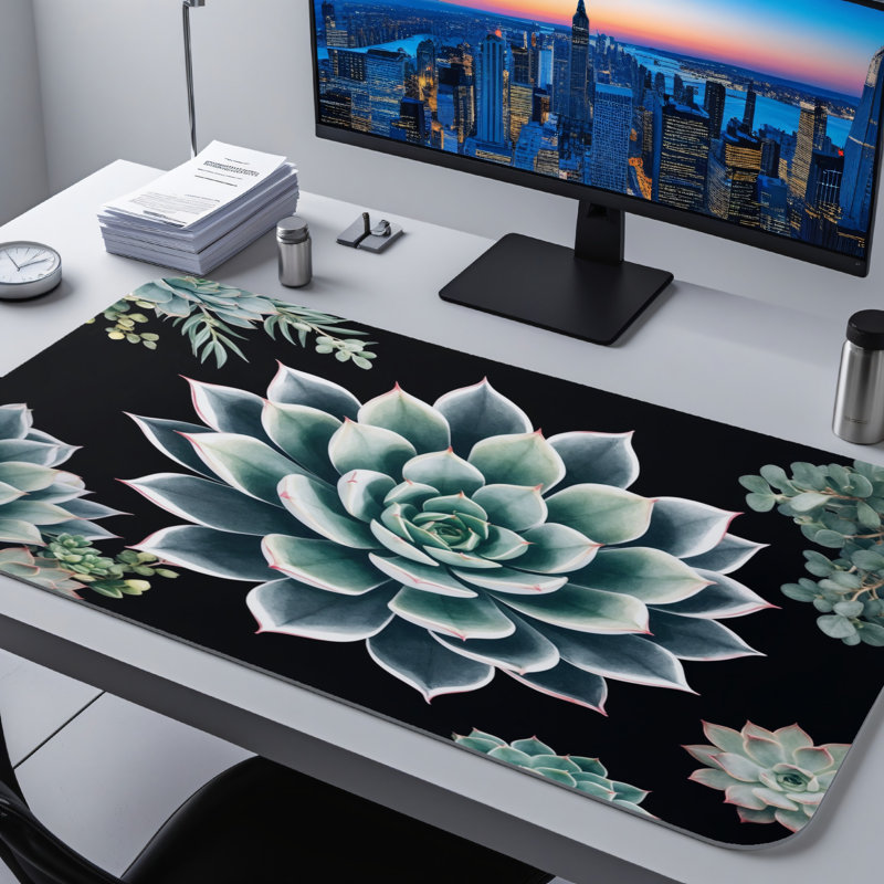 Polyester Desk Pad, 31.5x15.5