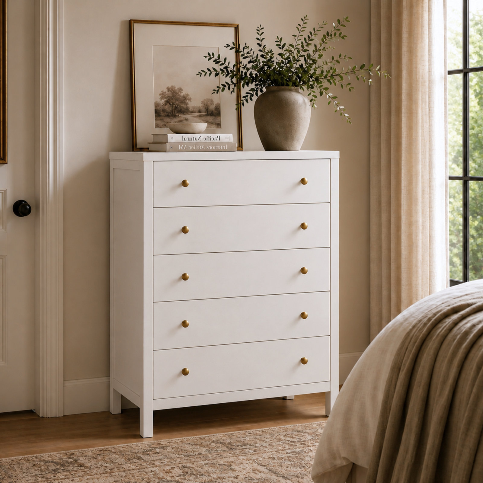 18 " Dresser, White