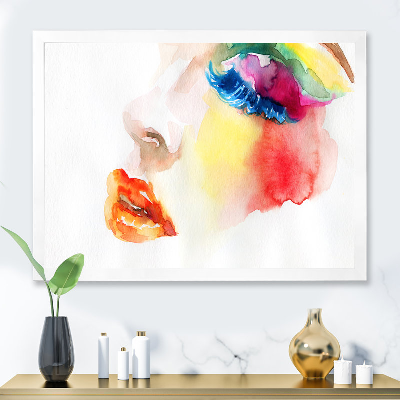 Art graphique sur toile Glam, Cadre photo blanc, H 36 po x l 24 po x P 1 po