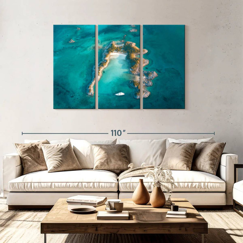 Gillard Bahamas Island Yacht, H 48 po x l 74 po