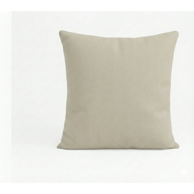 Coussin carré Sunset 18 po x 18 po, beige