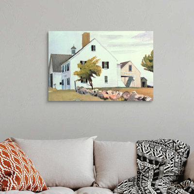 «House at Essex, Massachusetts» par Edward Hopper, reproduction sur toile