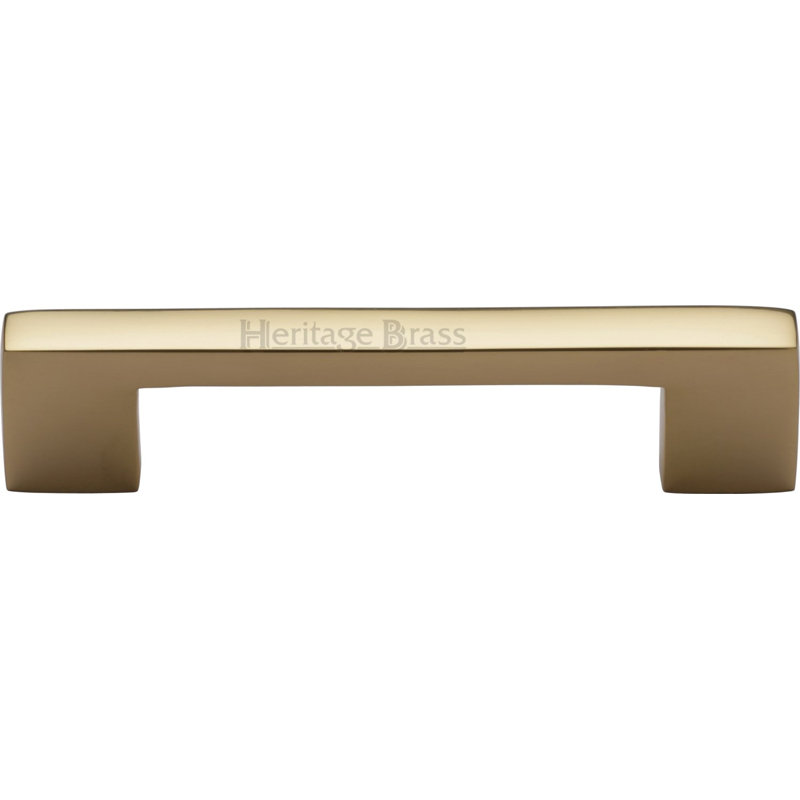 Heritage Brass Heritage Cabinet Pull Metro Design, Polished Brass, 27.6cm L x 1cm W
