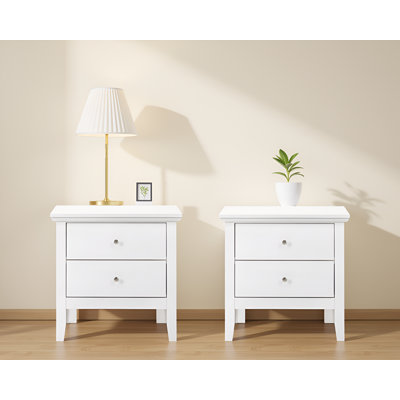 Morelia White Nightstand Set Of 2