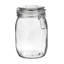 Argon Tableware - Glass Storage Jars with Labels - Set of 6-45958134-45958133