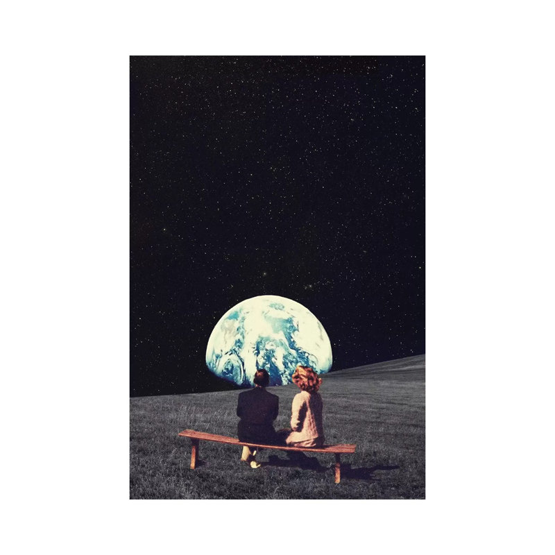 We Used To Live There by Frank Moth - Print on Canvas, 20.32 cm H x 30.48 cm W, Wrapped Canvas