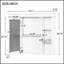 Armoire de rangement murale pour salle de bain avec porte miroir et 6 étagères ouvertes pour une organisation moderne et efficace