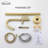 3 Handle Floor Freestanding Tub Filler with Diverter-60863055