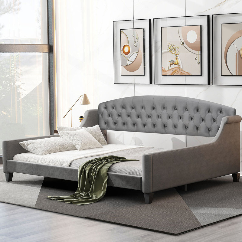 Lit de jour Modern Luxury, Beige, Complet/Double