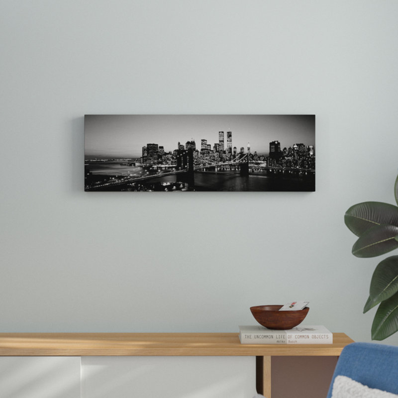 USA, New York City, art mural sur toile tendue, H 12 po x l 36 po x P 1,5 po, Toile tendue
