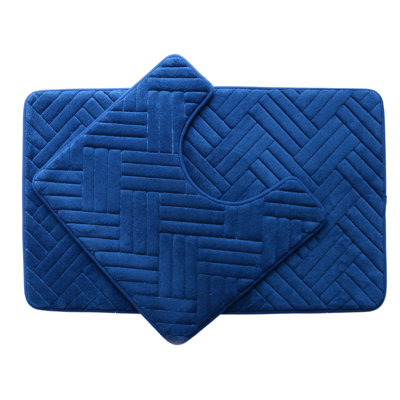 Ensemble de 2 tapis de bain en mousse viscoélastique
