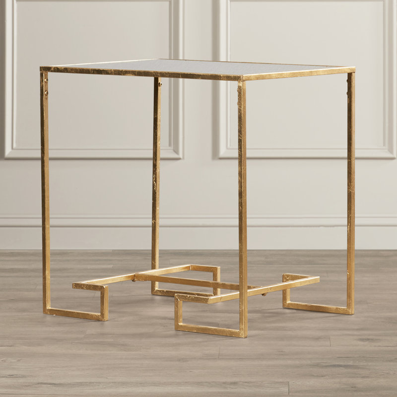 Oxendine Glass Top End Table