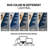 Geometric Navy/Blue Indoor/Outdoor High-Low Area Rug-515871117