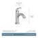 Moen Wellton Single Hole Bathroom Faucet with Drain Assembly, Optional Deckplate Included