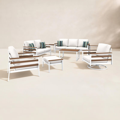 Townsend 7 Person Seating Group With Sunbrella Cushions