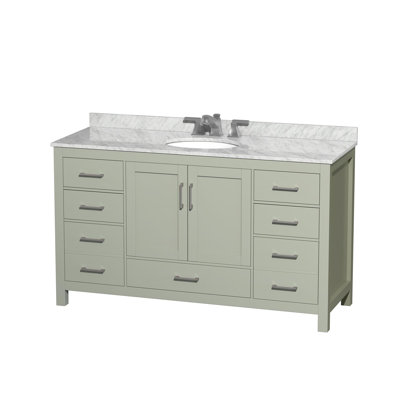 Sheffield 60" Single Bathroom Vanity Set