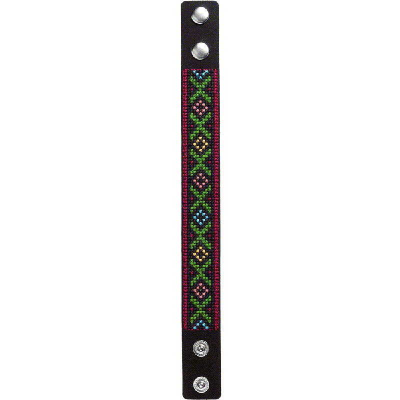 Cross-stitch kit on artificial leather FLHL-028