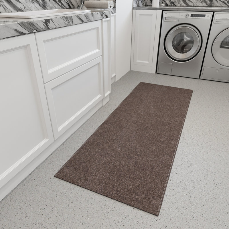 Oscar Custom Cut Non-Slip Rubberback Extra Long Hallway Runner Rug for Kitchen, Living Room, Bedroom, Runner 1' 10" x 10'