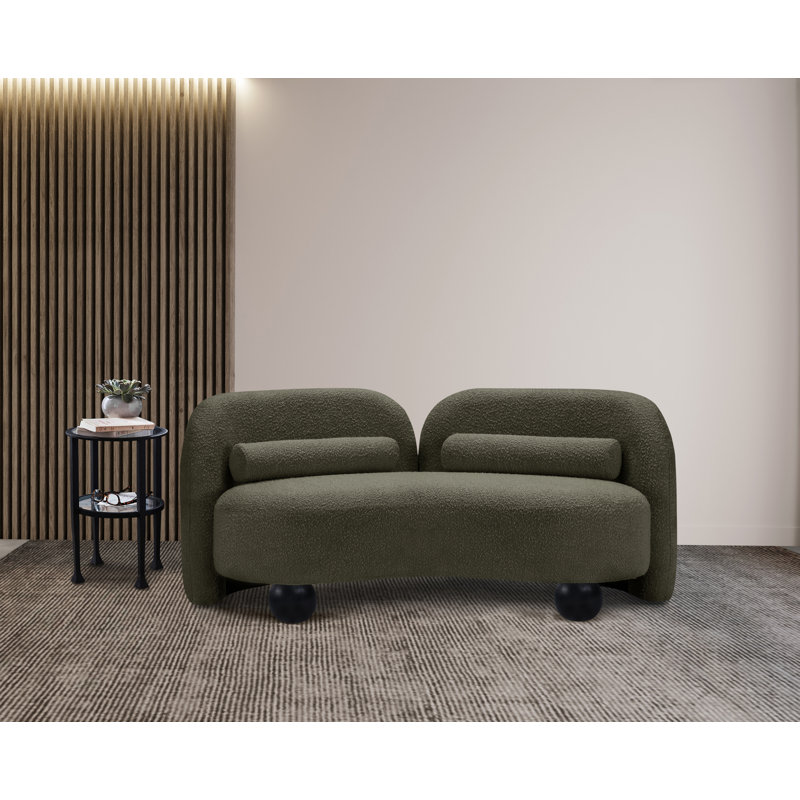 Causeuse Daphne, Tissu olive olive