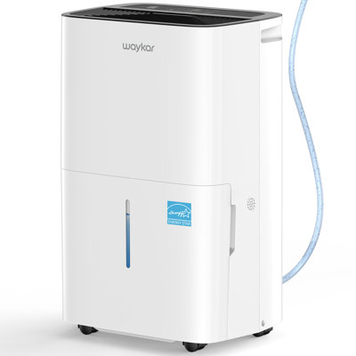 150 Pint Energy Star Dehumidifier with Built-in Pump for Up to 7,000 Sq. Ft, Smart Humidity Control, Quiet Operation & Flexible Drainage Options