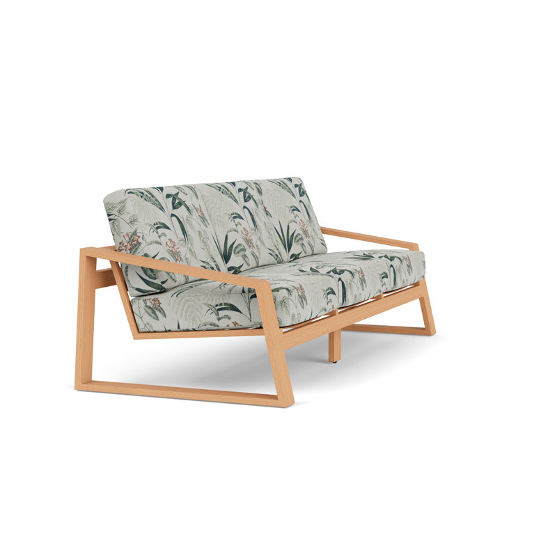 Pursuit Outdoor 3 - Seat Patio Sofa, Delicate Botanical Sage