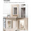 Armoire à bijoux murale avec miroir Karmakar-75704474