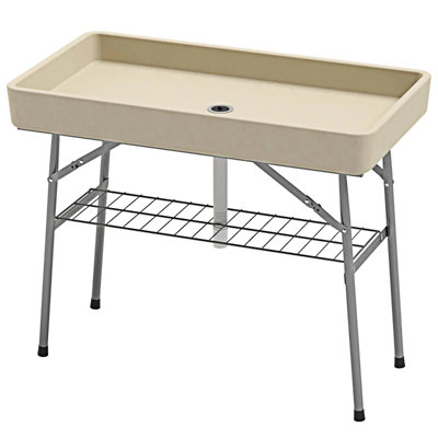 Table de glacière extérieure pliante