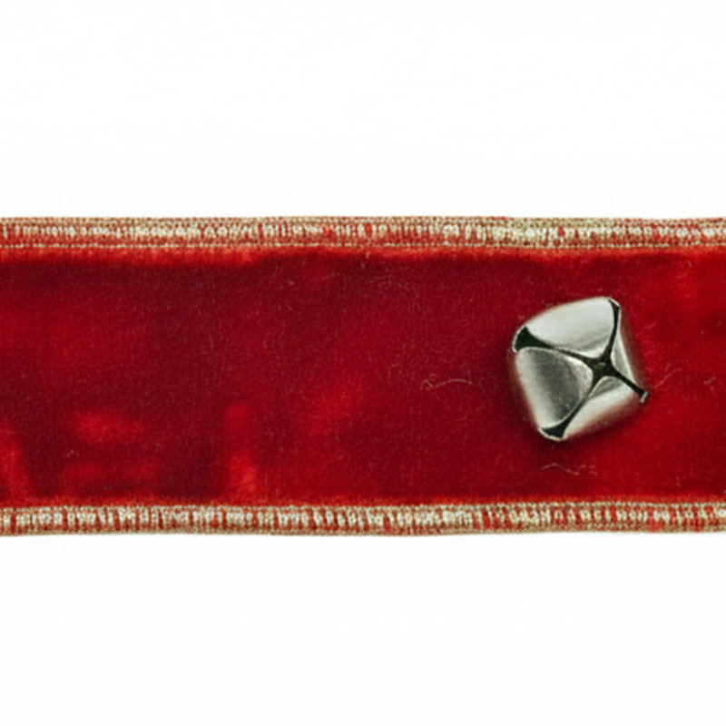 Ruban de Noël Jingle Bells, Rouge