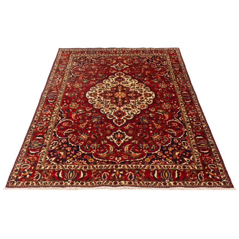 Tapis rectangulaire unique en laine 6 pi 11 po x 10 pi 0 po Delayah