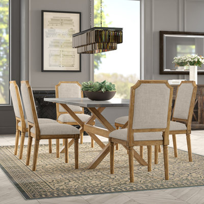 Hopedale 6 - Person Trestle Dining Set